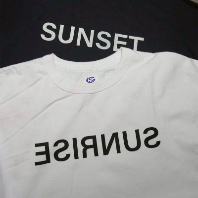 画像1: Sugar & Co.シュガーアンドカンパニー SUNSET tee  サンセットTシャツ