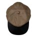 画像16: THE H.W.DOG&CO TOW TONE CAP   　BLACK　IVORY/BROWN　　BEIGE/BLACK