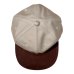 画像10: THE H.W.DOG&CO TOW TONE CAP   　BLACK　IVORY/BROWN　　BEIGE/BLACK