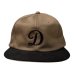 画像14: THE H.W.DOG&CO TOW TONE CAP   　BLACK　IVORY/BROWN　　BEIGE/BLACK