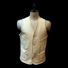 他の写真3: FINE CREEK&CO ファインクリーク・アンド・コー  　Jefferson　Deer　ジェファーソン鹿革　レザーベスト　WHITE