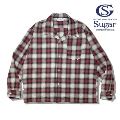 画像1: Sugar&Co   (シュガーアンドコー）Summer Ombre Resort Shirt　RED