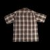 画像2: CUSHMAN クッシュマン　RAYON OMBRE CHECK SHIRT    BLACK/GRAY (2)
