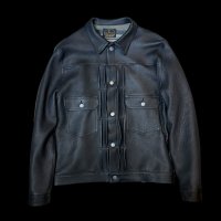 ２０２５AW　予約商品　HIGH LARGE LEATHERS ハイラージレザーズ　STILLWATER WAPITI　size３８〜４２  BLACK