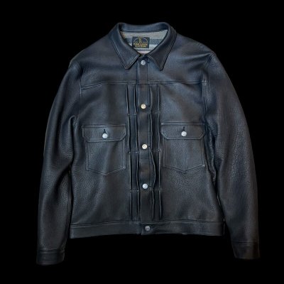 画像1: ２０２５AW　予約商品　HIGH LARGE LEATHERS ハイラージレザーズ　STILLWATER WAPITI　size３８〜４２  BLACK