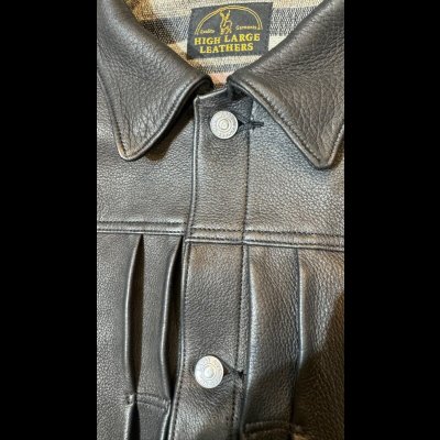 画像2: ２０２５AW　予約商品　HIGH LARGE LEATHERS ハイラージレザーズ　STILLWATER WAPITI　size３８〜４２  BLACK