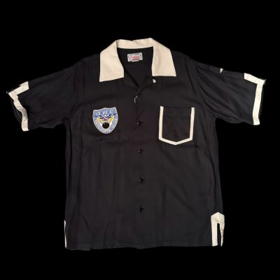 画像2: CUSHMAN クッシュマン　RAYON BOWLING SHIRT  OKINAWA　レーヨンボーリングシャツ