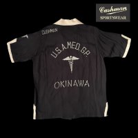 CUSHMAN クッシュマン　RAYON BOWLING SHIRT  OKINAWA　レーヨンボーリングシャツ