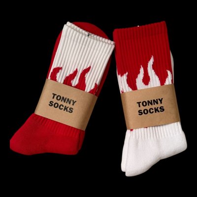 画像1:  TONNY Socksファイヤー  靴下　