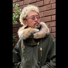 他の写真1: FINE CREEK  C-WORKS　Lur  Deer ルル　鹿革　OLIVE　　フード