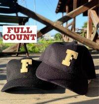 FULL COUNT フルカウントPanrl Wool Melton Baseball Cap　F　Patch　　BLACK   NAVY