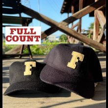 他の写真3: FULL COUNT フルカウントPanrl Wool Melton Baseball Cap　F　Patch　　BLACK   NAVY