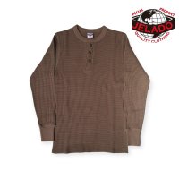 JELADO ジェラード ヘンリーネック Mega Thermal  コヨーテ
