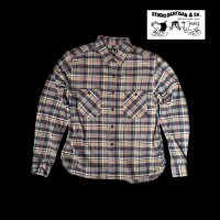 　StudioD'artisan ステュディオダルチザン　ヘヴィーウェイトフランネルシャツ　BL