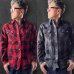 画像1: ＣＵＳＨＭＡＮ　クッシュマン　BUFFALO CHECK WESTERN SHIRT　ネルウエスタンシャツ　 (1)