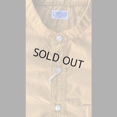 画像3: FINE CREEK  C- WORKS  Brooklyn  (Band collar shirt  ) Orangeオレンジ
