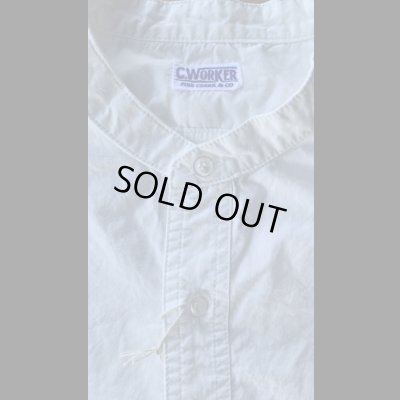 画像3: FINE CREEK  C- WORKS  Brooklyn  (Band collar shirt  ) WHITEホワイト