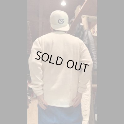 画像7: FINE CREEK  C- WORKS  Clifford  L/S ワッフル  WHITE ホワイト