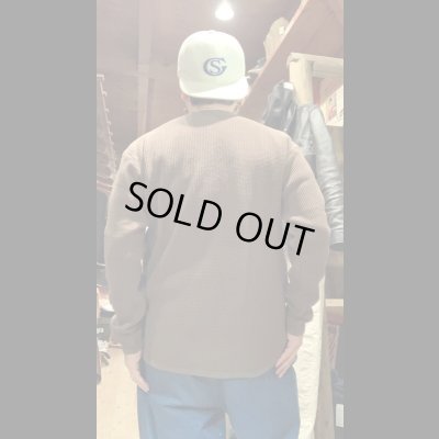 画像7: FINE CREEK  C- WORKS  Clifford  L/S ワッフル ＢＲＯＷＮブラウン