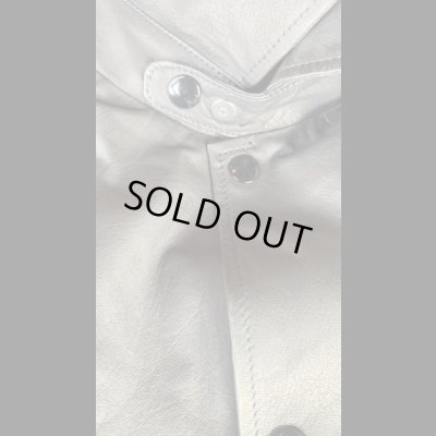 画像4: FINE CREEK  C- WORKS Lombardi  ロンバルディ　鹿革コーチジャケットBLACK ブラック