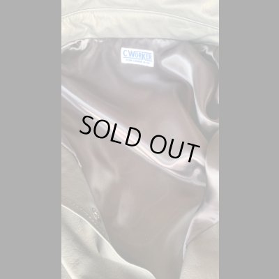 画像6: FINE CREEK  C- WORKS Lombardi  ロンバルディ　鹿革コーチジャケットBLACK ブラック