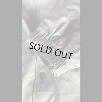 画像7: FINE CREEK  C- WORKS Lombardi  ロンバルディ　鹿革コーチジャケットBLACK ブラック