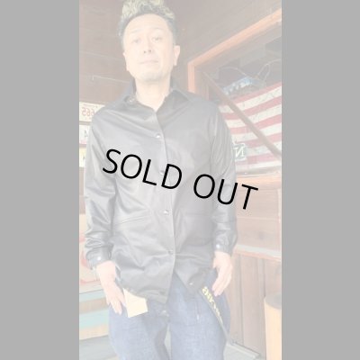 画像11: FINE CREEK  C- WORKS Lombardi  ロンバルディ　鹿革コーチジャケットBLACK ブラック