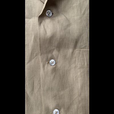 画像3: FINE CREEK  C- WORKS  Euphrates ユーフラテス　リネンキューバシャツ　BEIGEベージュ