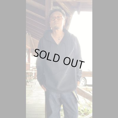 画像6: Ｃ－ＷＡＲＫＳ　シーワークスAlaia Linen メキシカンパーカー（ブラック）