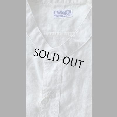 画像3: FINE CREEK  C- WORKS  Brooklyn Linen (Band collar shirt  ) WHITEホワイト