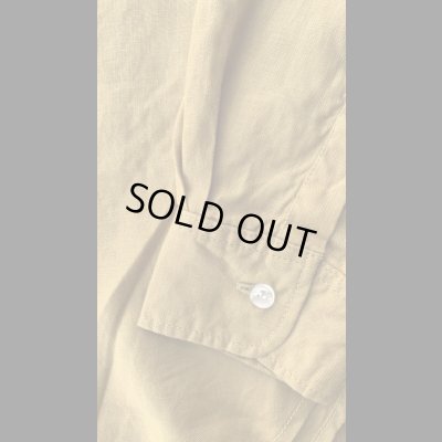 画像6: FINE CREEK  C- WORKS  Brooklyn Linen (Band collar shirt  )Yellowイエロー