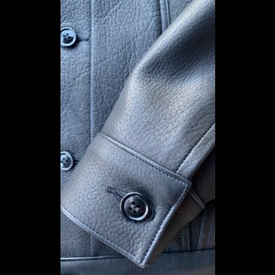 画像6: FINE CREEK  C-WORKS　Ban Field Deerバンフィールド鹿革　　BLACK