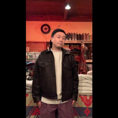 画像13: FINE CREEK  C-WORKS　Ban Field Deerバンフィールド鹿革　　BLACK