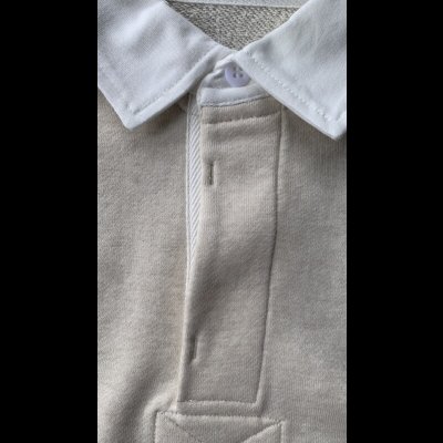 画像4: FINE CREEK  C- WORKS Eight  ラガーシャツ　　OATMEAL