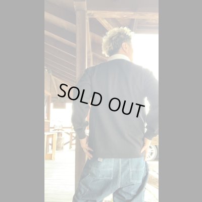 画像7: FINE CREEK  C- WORKS Eight  ラガーシャツ　　BLACK