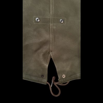 画像5: FINE CREEK  C-WORKS　Ltail  Deer  フィッシュテール　鹿革　OLIVE