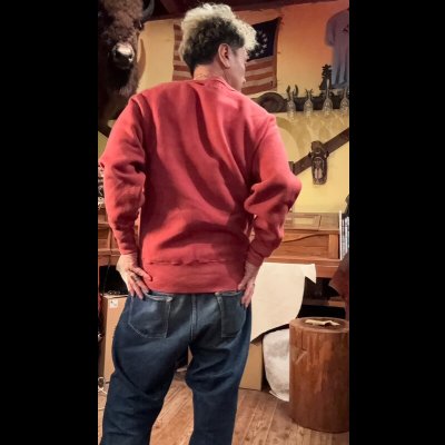 画像22: FINE CREEK  C- WORKS  Pro　プロ　　ヴィンテージ加工スウェット　GREEN　BLUE　RED