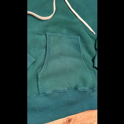 画像5: FINE CREEK  C- WORKS  Cess セス　　ヴィンテージ加工フードスウェット　GREEN　BLUE　RED