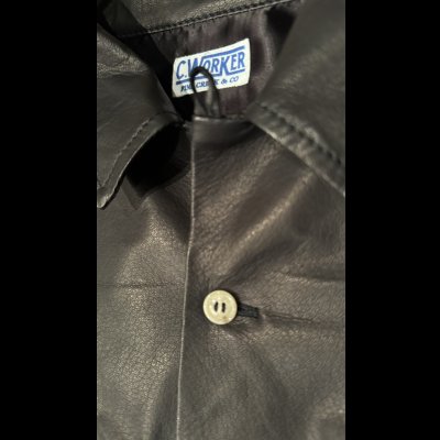 画像3: FINE CREEK  C- WORKS Positive three ポジティブスリー　鹿革シャツBLACK ブラック