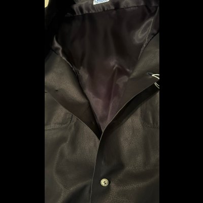 画像8: FINE CREEK  C- WORKS Positive three ポジティブスリー　鹿革シャツBLACK ブラック