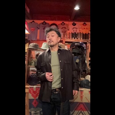 画像10: FINE CREEK  C- WORKS Positive three ポジティブスリー　鹿革シャツBLACK ブラック