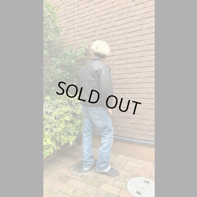 画像12: FINE CREEK  C-WORKS LEA  DEER  鹿革 MA-1　　BLACK