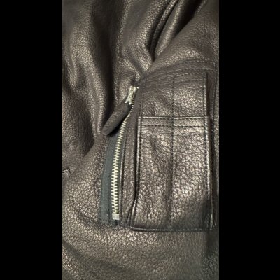 画像6: FINE CREEK  C-WORKS LEA  DEER  鹿革 MA-1　　BLACK