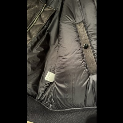 画像11: FINE CREEK  C-WORKS LEA  DEER  鹿革 MA-1  OLIVE