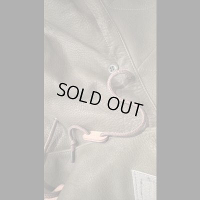 画像8: FINE CREEK  C-WORKS　Lur  Deer ルル　鹿革　OLIVE　　フード