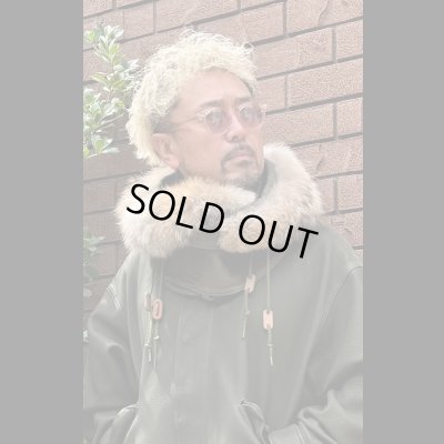 画像10: FINE CREEK  C-WORKS　Lur  Deer ルル　鹿革　OLIVE　　フード