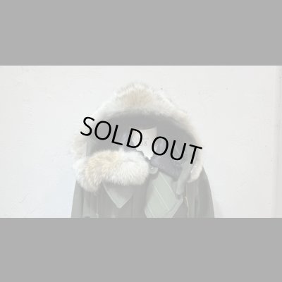 画像7: FINE CREEK  C-WORKS　Lur  Deer ルル　鹿革　OLIVE　　フード