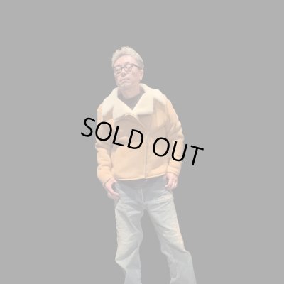 画像10: FINE CREEK  C-WORKS　Dout ダウト　Mouton riders Jacket　　IVORY