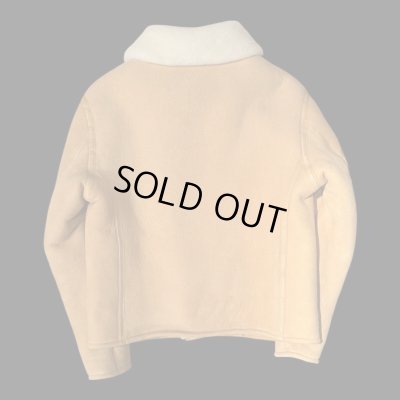 画像3: FINE CREEK  C-WORKS　Dout ダウト　Mouton riders Jacket　　IVORY