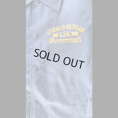 画像4: STUDO D' ARTISAN EMBROIDERY COACH JACKET ステュディオ.ダ.ルチザン ボアコーチジャケット NAVY